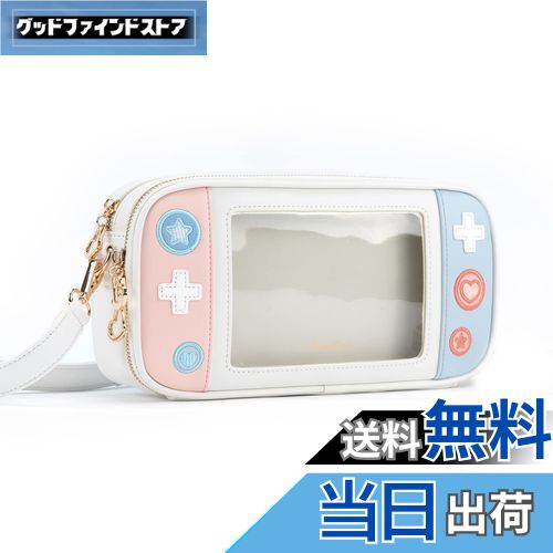 【送料無料】GeekShare 斜め掛けバッグ ポシェット 女の子 ガールズバッグ Switch収納バッグ 財布 可愛い 軽量 大容量 調整可能 防水 汚れ防止...