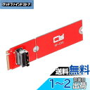 NFHK PCI-E 4.0 M.2 M-Key to MCIO Mini Cool Edge IO メスホストアダプター PCIe Nvme SSD 2280 2230用(2)