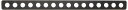 エーモン(amon) 取付金具 黒 穴径7mm 15×198mm G249