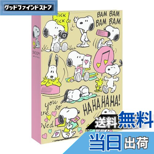 【送料無料】ナカバヤシ ポケットアルバム L判 3段 180枚収納 スヌーピー 1PL-1504-2