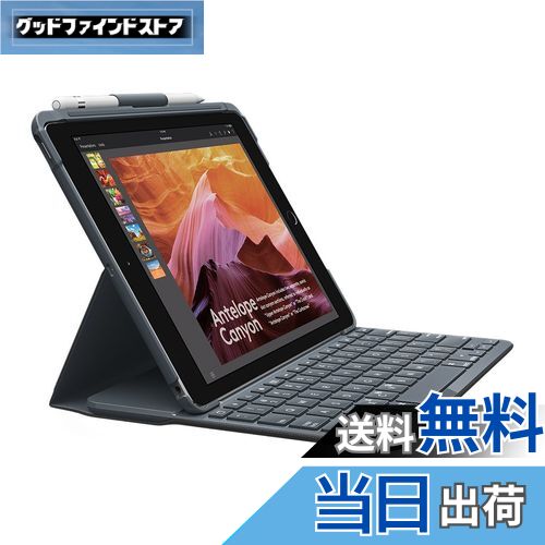 【送料無料】ロジクール iPad用 キーボード iK1053BK ブラック Bluetooth キーボード一体型ケース iPad..
