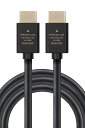 エレコム HDMI ケーブル 3m Ver2.0 プレミアム 4K2K(60Hz) 【Premium HDMI(R) Cable規格認証済み】 18Gbps テレビ・パソコン・ゲーム機などに eARC 黒 ECDH-HDP30BK(2)