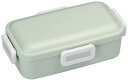 スケーター (skater) 抗菌 ふんわり盛れる ドーム型フタ 弁当箱 530ml くすみグリーン 日本製 PFLB6AG-A