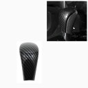 BAIYIUER 日産 エクストレイル T32/NT32/HT32/HNT32 2013年12月~ 車用 シフトノブ カバー シフトグリップカバー サイドブレーキ ギアシフトノブカバー パーキングブレーキ ギアレバーヘッド 車種専用 カーボン調 デザイン 内装 カスタム パーツ ドレスアップ おしゃれ