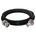 【送料無料】BNC ケーブル RG58 ジャンパーケーブル TUOLNK BNC オス-BNCメス バルクヘッド 低損失 50オーム CB 無線 同軸 ケーブル 16.4フィート(5M)アマチュア 無線 アンテナセキュリティ CCTV システム用 Wifi アンテナ 延長 ケーブル