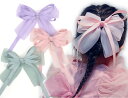 BIANHUAN ヘアクリップ リボン 大きめ キッズ 女の子 子供用 こども用 子ども用 ヘアアクセサリー キッズ 髪飾り 入学式 発表会 結婚式 卒業式 シ...