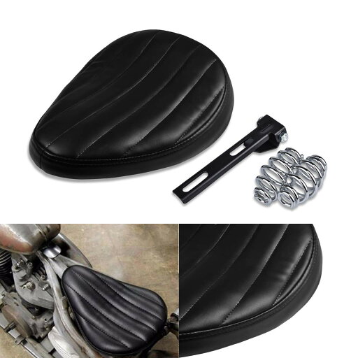 Karun オートバイスリムソロシートユニバーサルレザーロープロファイルクッション用クルーザーボバーチョッパーFOR ホンダFORヤマハFORスズキFORカワサキ Karun オートバイスリムソロシートユニバーサルレザーロープロファイルクッション用クルーザーボバーチョッパーFOR ホンダFORヤマハFORスズキFORカワサキ