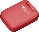 ハクバ HAKUBA ポータブルメディアケース S (SD/MicroSDカード用) 各4枚ずつ収納 レッド 帯電防止 衝撃吸収クッション採用 PP樹脂製 ストラップホール付 コンパクト DMC-20SSDRD 4977187371284