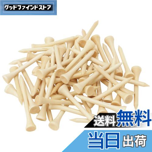 【送料無料】Tabata(タバタ) ゴルフ ティー 木製 ウッドティー ウッド 大容量 ゴルフティー ニス レギュラー レギュラーティー 55mm 60本入り ...