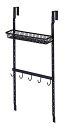 天馬(Tenma) 下駄箱内を有効活用 トビラ収納 マットブラック 幅27×奥行9×高さ55cm ショートセット PRX 美style