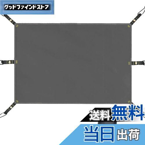 【送料無料】Farfly テントシート 防水加工 耐水圧3000mm グランドシート 厚手 アウトドア キャンプ 登山 ハトメつき 取付簡単 収納袋付き (220*280cm)