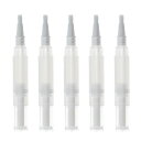 ツイストペン 5ml 透明 詰め替え容器 空のネイルオイルペン 5本セット メイク容器 多機能 ファンデーション ネイルオイル コンテナ ブラシヘッド付き 小分...