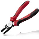 【送料無料】LEONTOOL 強力ペンチ 偏芯パワーペンチ 多機能ペンチ 207mm 偏芯テコ らくらく切断 溝付 切断 曲げ 挟み 精密作業 プロ DIY工具...