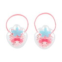 サンリオ(SANRIO) サンリオ キッズアクセサリー シャカシャカポニーテールホルダー2個セット マイメロディ マイメロちゃん my melody 3.5×3...