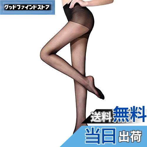 【送料無料】[Byuuu] 30デニール パンスト 薄手 透け透け 素肌感 弾性ストッキング プラスサイズ 股補..
