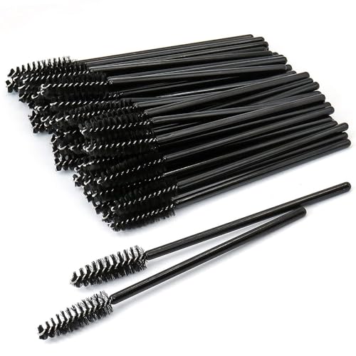 【送料無料】スクリューブラシ マスカラコーム 使い捨て まつげ アイブロウ 眉 メイク プロ業務用 まつ..