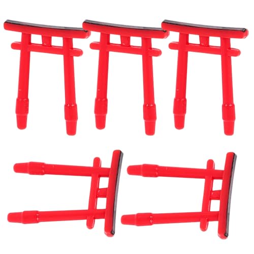 【送料無料】Milisten 鳥居 5個 鳥居 ミニチュア 神棚用鳥居 招福鳥居 神社 神具 置物 模型 水槽飾り ..