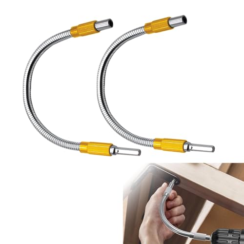 【送料無料】Minarena フレキシブルシャフト 2個セット フレキシブルビット 金属ドリルビットエクステ..