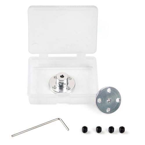 【送料無料】Aicosineg フランジ カップリング リジッド コネクタ アルミニウム合金 モーターコネクタ ..