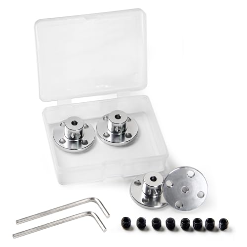 【送料無料】Aicosineg フランジ カップリング リジッド コネクタ アルミニウム合金 モーターコネクタ ..