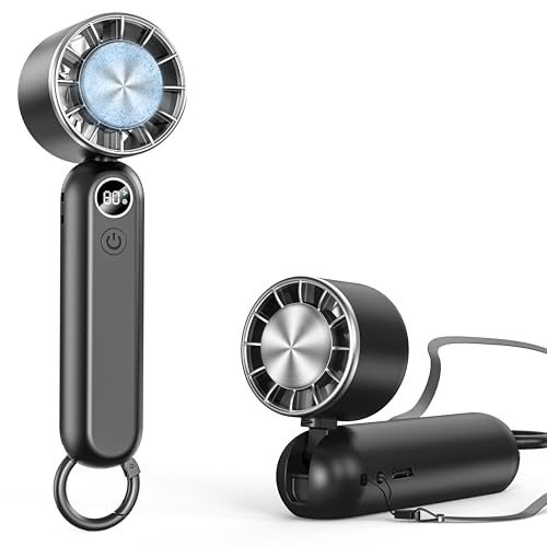 【送料無料】ハンディファン 冷却プレート搭載 携帯扇風機 冷感 手持ち扇風機 3段階風力調節 長時間稼..