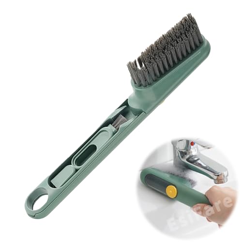 【送料無料】EsiFare 多機能4IN1ブラシ 隙間ブラシ 掃除ブラシ 液体注入口付き 洗濯ブラシ ピンセット..