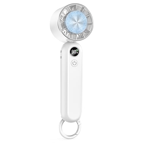 【送料無料】ハンディファン 冷却プレート搭載 携帯扇風機 冷感 手持ち扇風機 3段階風力調節 長時間稼..