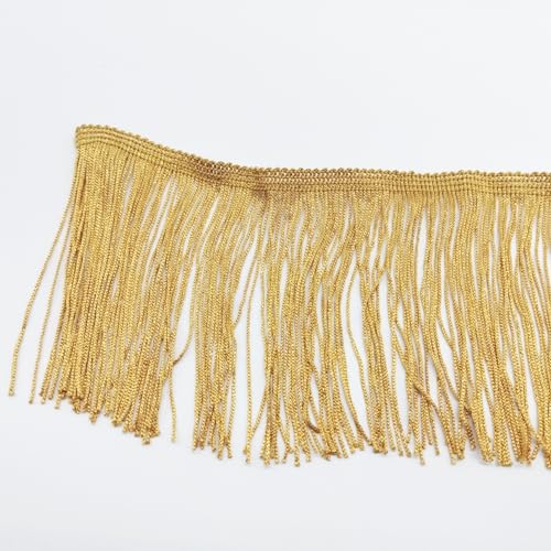 【送料無料】COZENTA フリンジ トリム カーテン タッセル 手作り 装飾 レース アンティーク ゴールド 金色