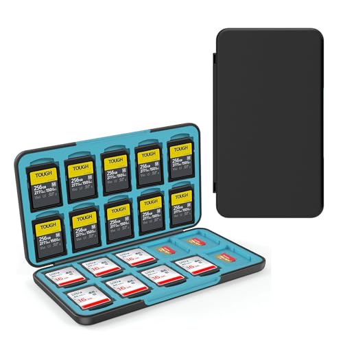 【送料無料】PGRTYOF SDカード ケース 40枚収納 （SD*20枚＋microSD*20枚） SDカード収納ケース メモリ..