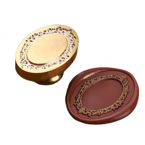 【送料無料】DELUXEFOX シーリングスタンプ ヘッド無地 額縁 20*30mm真鍮製 シーリングヘッド シーリングスタンプヘッド 交換部品パーツ ワックス...