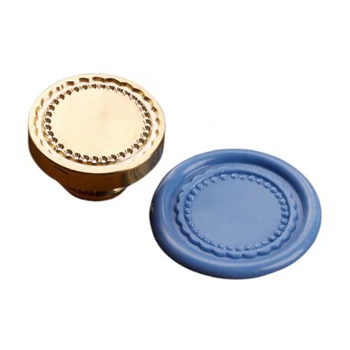 【送料無料】DELUXEFOX シーリングスタンプ ヘッド無地 額縁 25mm真鍮製 シーリングヘッド シーリングスタンプヘッド 交換部品パーツ ワックスプリン...