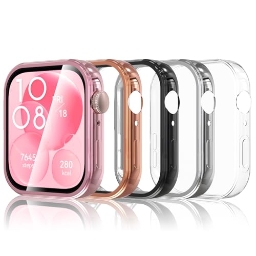 ̵Simpeak ե륫С Ѥ HUAWEI WATCH FIT 3 ݸ եTPUǺ åù η ݸС Ѿ׷ ...