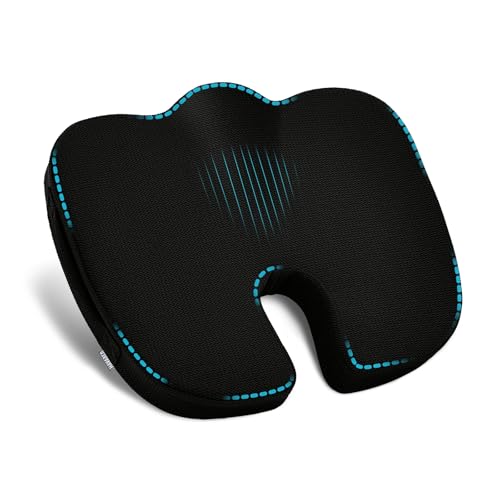 【送料無料】HAVARGO 椅子 クッション 低反発+高反発 二層構造 座布団 お尻が痛くならない 厚め 低反発..