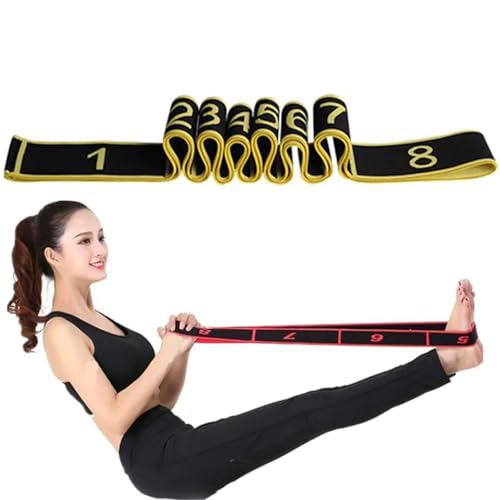 【送料無料】サムコス ストレッチバンド 開脚ストレッチャー ヨガストレッチストラップ 強度調整可能モ..