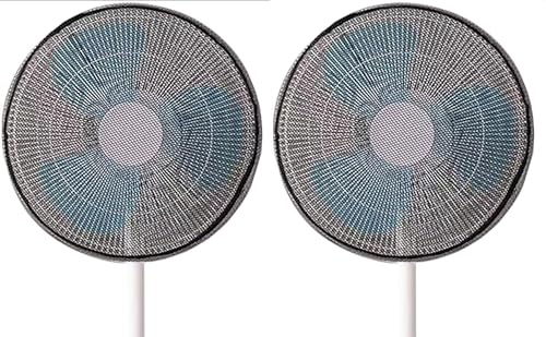 【送料無料】LeTradeJP 扇風機カバー 扇風機安全カ「2枚セット 直径40-45cm 」 ク ファンカバー 汎用 ..