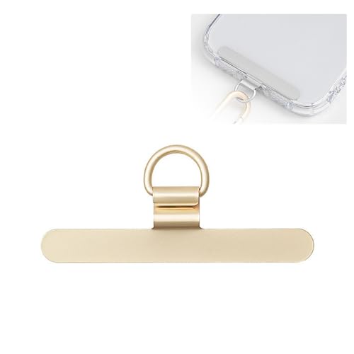 【送料無料】ESJNNK ストラップホルダー 金属製タグパッチ スマホ スマホストラップ 薄型 携帯ストラッ..