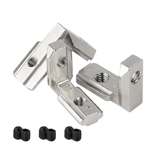 【送料無料】YUWENW アルミフレーム L字型スライダー 内側コーナーコネクター 10個セット アルミフレー..