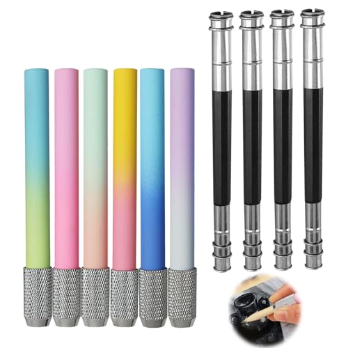 【送料無料】PAVIKE 鉛筆ホルダー【10本セット】鉛筆補助軸 鉛筆 延長 鉛筆 延長ホルダー 事務用品、筆..