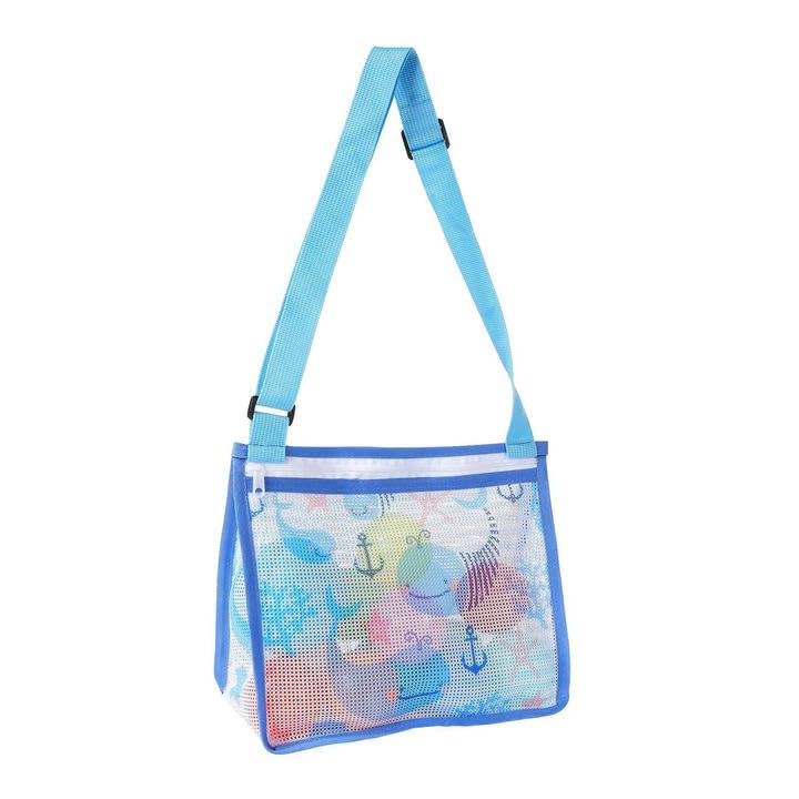 【送料無料】[TVETE] キッズ メッシュバッグ メッシュ 子供 プールバッグ 子供用収集バッグ 子供用おも..