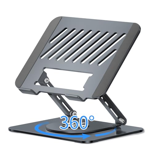 【送料無料】Domstar ノートパソコンスタンド 360°回転 パソコンスタンド 無段階調整&角度調整可能 折..