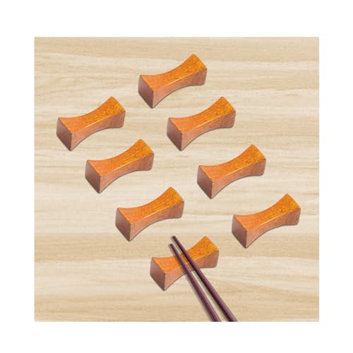 【送料無料】happykau 箸置き 木製箸置 8個セット 箸台 箸枕 お箸おきおしゃれ カトラリーレスト 和食..