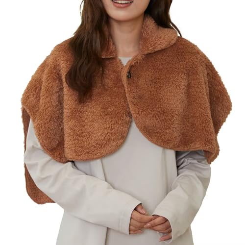 【送料無料】[WULFUL] 肩当て シープタッチ 肩掛け ひざ掛け ブランケット 着る毛布 ルームウェア 吸湿..