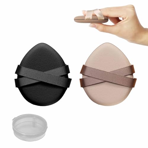 【送料無料】ALLVD スポンジパフ（2つ）メイク用パフ 乾湿両用 メイク用パフ しずく型 エアパフ 希釈粉..