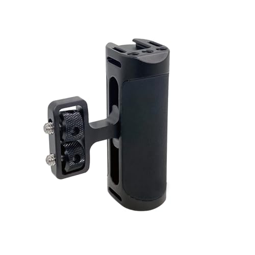 【送料無料】SIUTATDSH 高級木製カメラハンドル、左手と右手が通用する、カメラケージ互換性あり、1/4のネジ穴と3/8のネジ穴、超拡張性