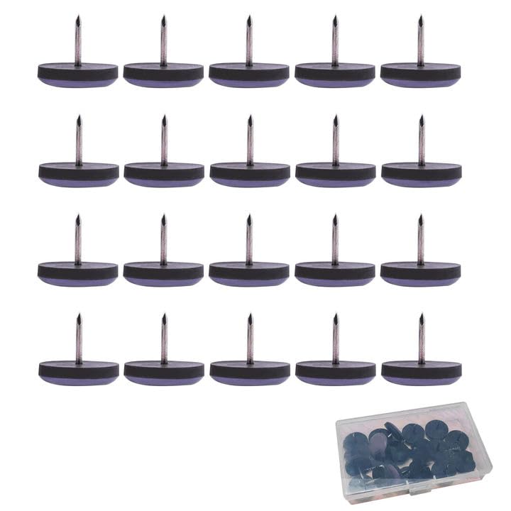 【送料無料】TVETE 家具スライダー 家具移動パッド ネイル付き 椅子脚カバー 滑るタイプ【 20枚入り】2..