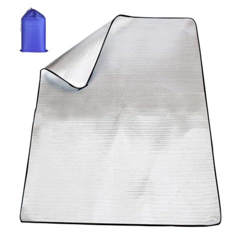 【送料無料】HWSHOW 銀マット アルミシート キャンプ 用 断熱 冬 アルミマット シート （60/100/120/15..