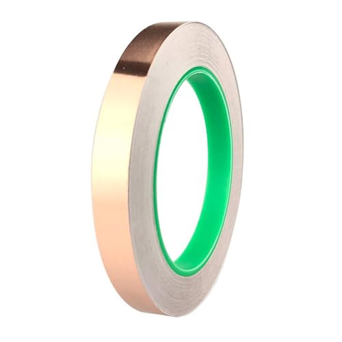 【送料無料】VitalBloom 銅箔テープ 片面 両面導電性 銅箔テープ 金属テープ 耐熱 強粘着 銅箔粘着テー..