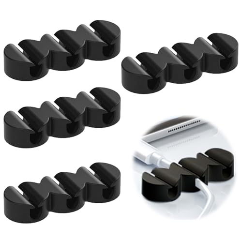 【送料無料】PAVIKE ケーブルホルダー 3本セットケーブルクリップ コード まとめる 整理 USBケーブル ..