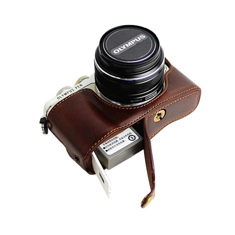 【送料無料】SIUTATDSH カメラケース PUレザー 適用 Olympus オリンパス PEN E-PL10 E-PL9 E-PL8 E-PL7..