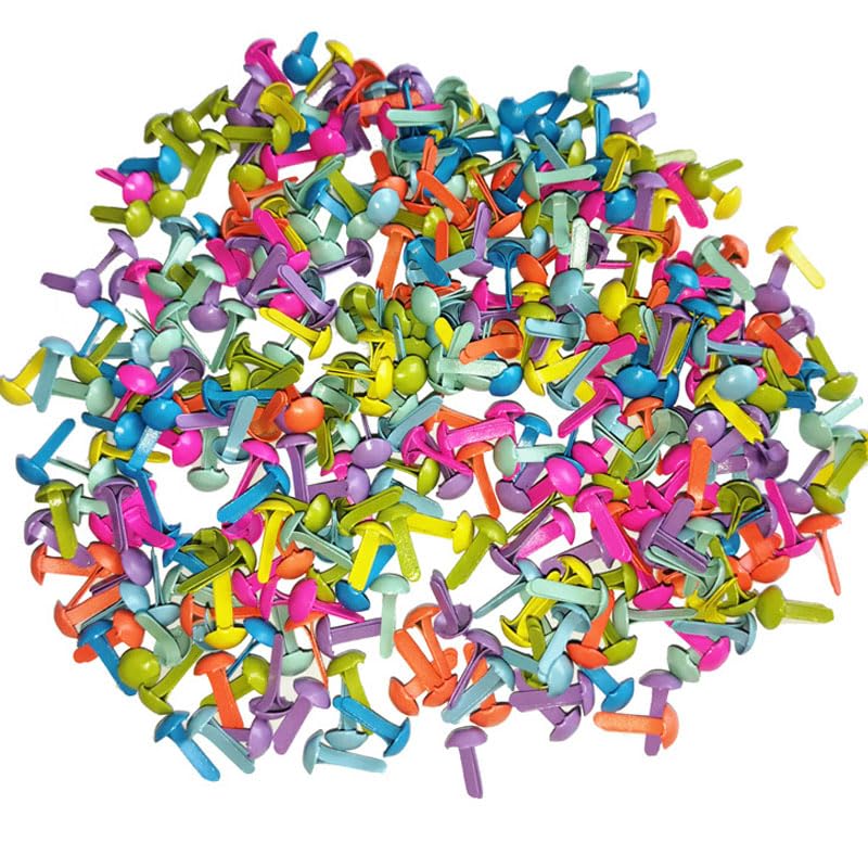 【送料無料】LUYING（200セット）8 mm×14 mm鉄製ファスナー画鋲割リベット画鋲ミニ割ピンDIYアクセサリ..